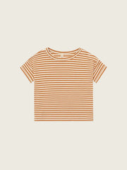 【ORGANIC ZOO】Copper Stripes Boxy T-Shirt