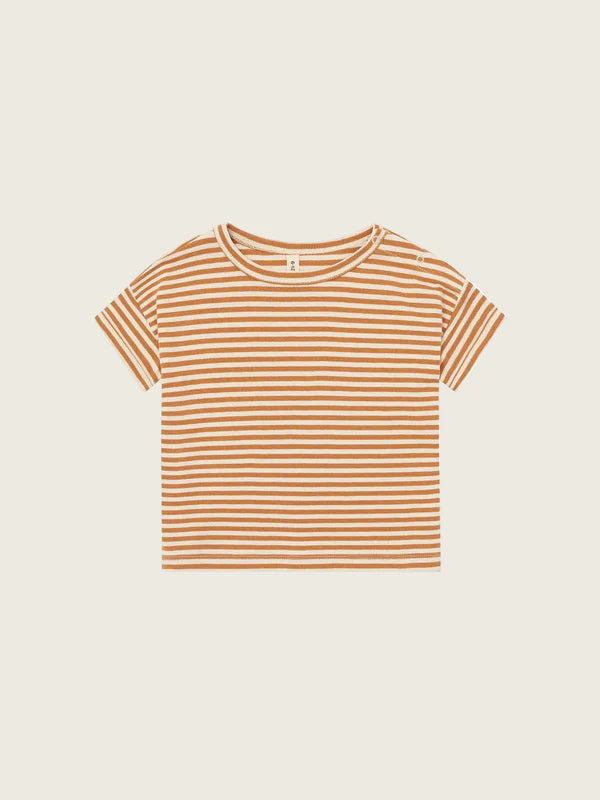 【ORGANIC ZOO】Copper Stripes Boxy T-Shirt