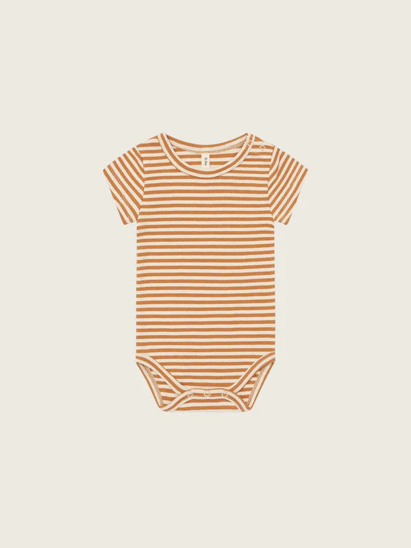 【ORGANIC ZOO】Copper Stripes Short Sleeve Bodysuit 6