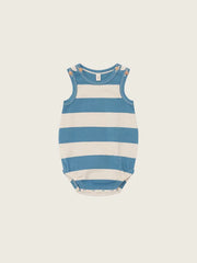 【ORGANIC ZOO / オーガニックズー】Deck Chair Stripes Sleeveless Bodysuit ロンパース｜オーガニックコットン ベビー
