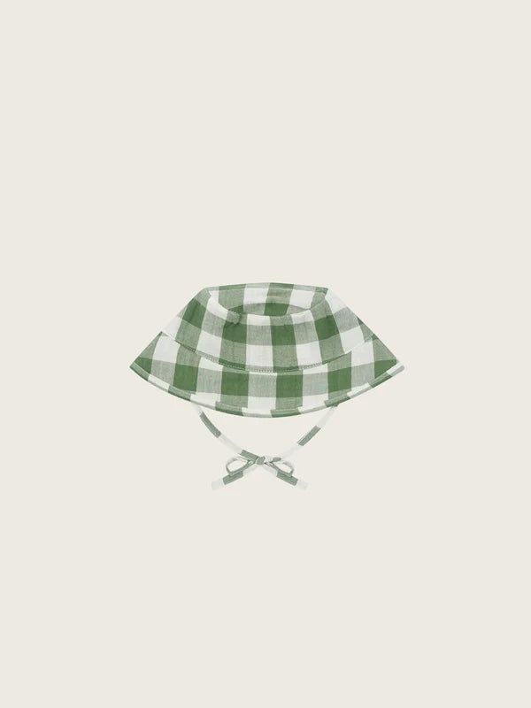 【ORGANIC ZOO】Dill Gingham Bucket Sun Hat