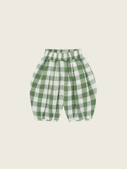 【ORGANIC ZOO / オーガニックズー】Dill Gingham Resort Pants リゾートパンツ｜オーガニックコットン キッズ