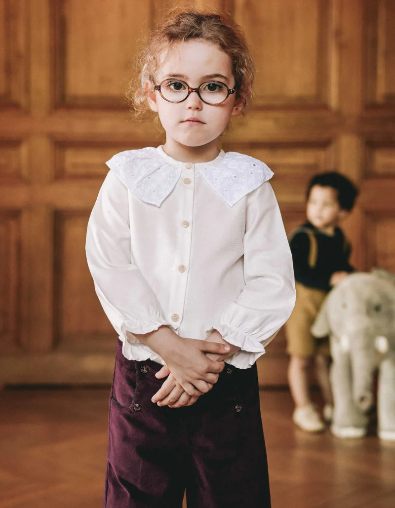 【LOIR PARIS】ESTHER - VIYELLA WHITE COTTON