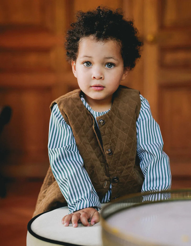 【LOIR PARIS】GABRIEL - BISCUIT QUILTED VELVET