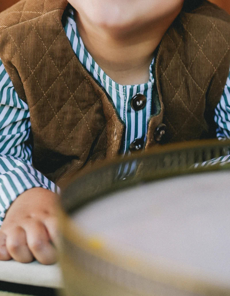 【LOIR PARIS】GABRIEL - BISCUIT QUILTED VELVET