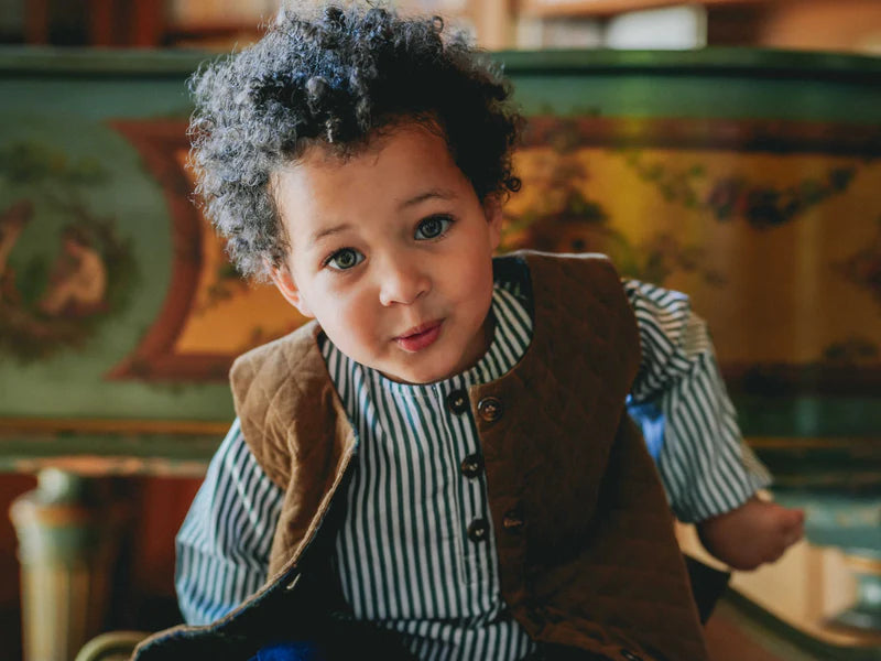 【LOIR PARIS】GABRIEL - BISCUIT QUILTED VELVET