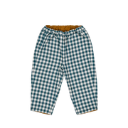 【LOIR PARIS】NINI - GREEN GINGHAM / AMBER VELVET