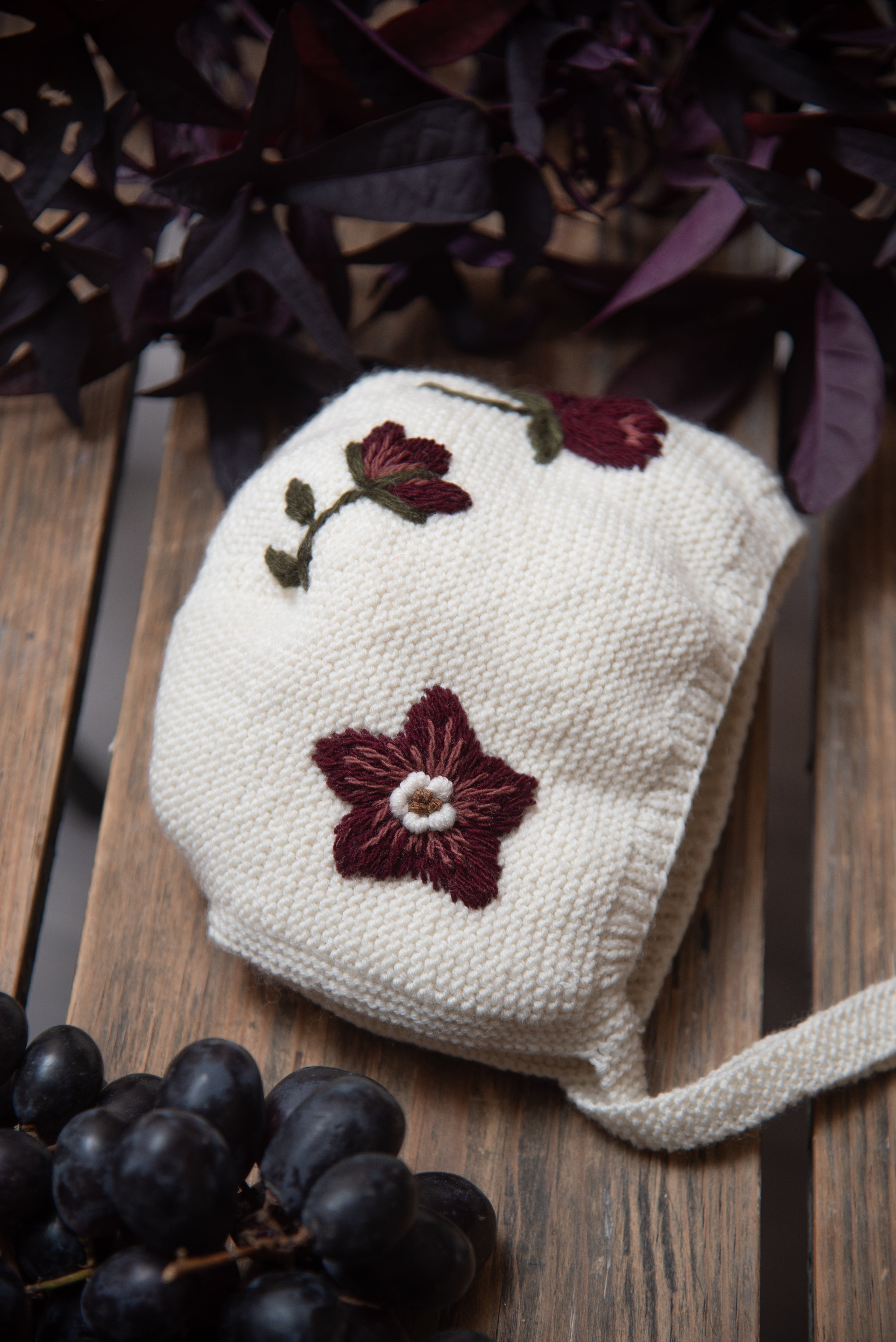 【shirleybredal】Hellebores bonnet - Cream White