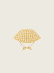 【ORGANIC ZOO】Honeycomb Gingham Bucket Sun Hat