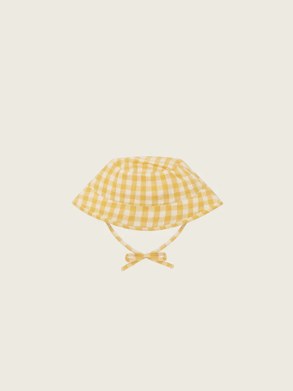 【ORGANIC ZOO】Honeycomb Gingham Bucket Sun Hat