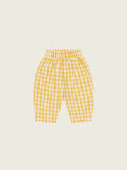 【ORGANIC ZOO】Honeycomb Gingham Fisherman Pants