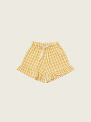 【ORGANIC ZOO】Honeycomb Gingham Frill Shorts