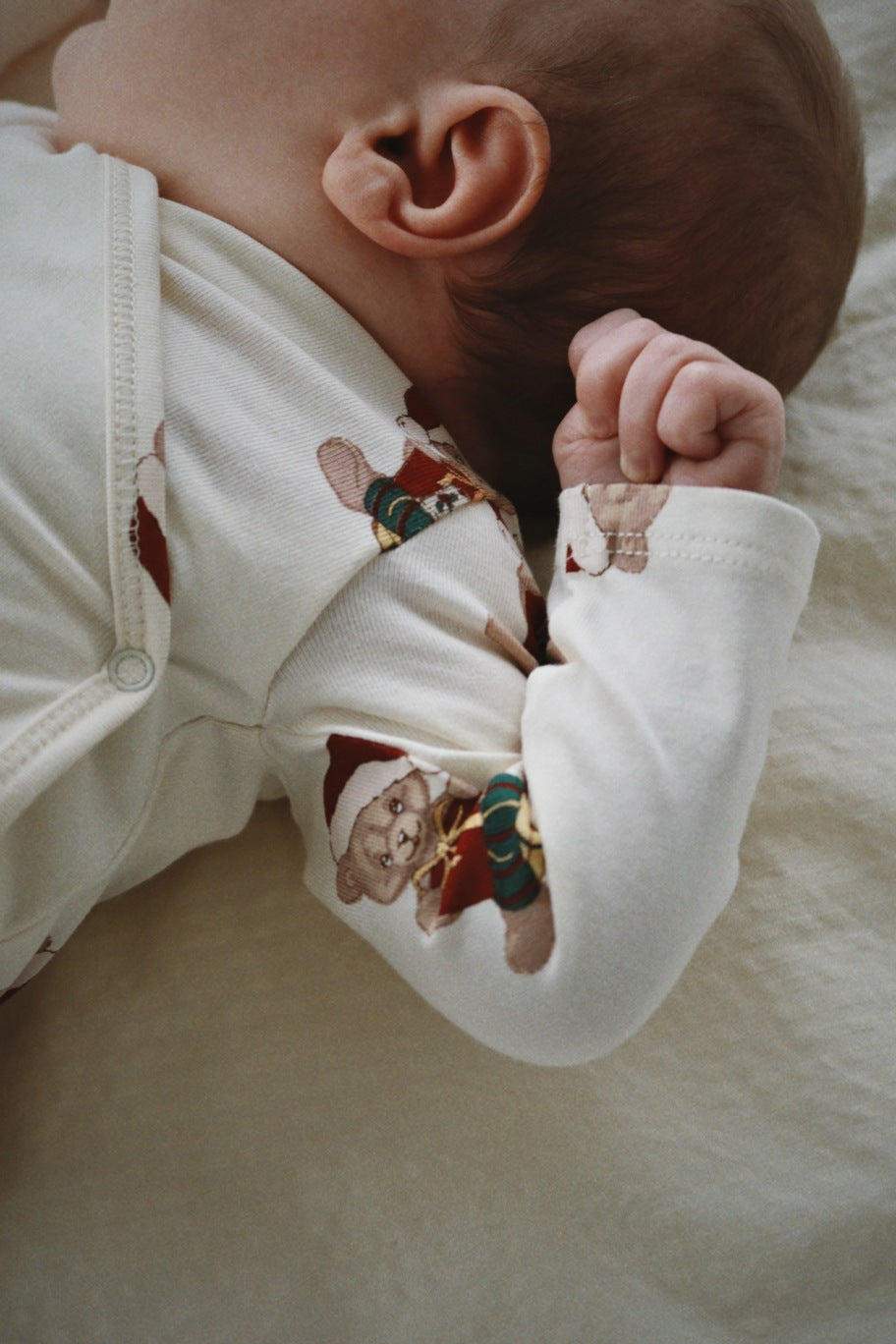 【Konges Sløjd】 BASIC NEWBORN SET GOTS - TEDDY BEAR