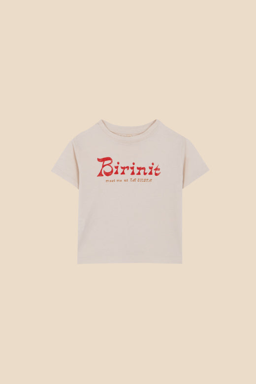 【Birinit】Birinit Ivory t-shirt baby/Camiseta cruda Birinit bebé