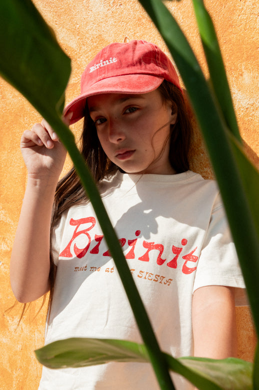 【Birinit】Birinit Ivory t-shirt girl/Camiseta cruda Birinit niña