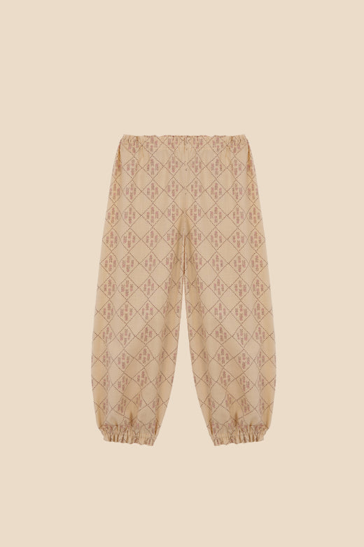 【Birinit】Castelflorite long baggy pants girl/Pantalón largo bombacho Castelflorite niña