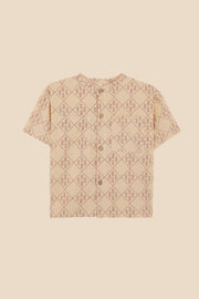 【Birinit】Castelflorite mao shirt baby/Camisa mao Castelflorite bebé