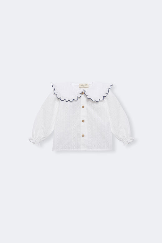 Ivory Rita embroidered shirt baby