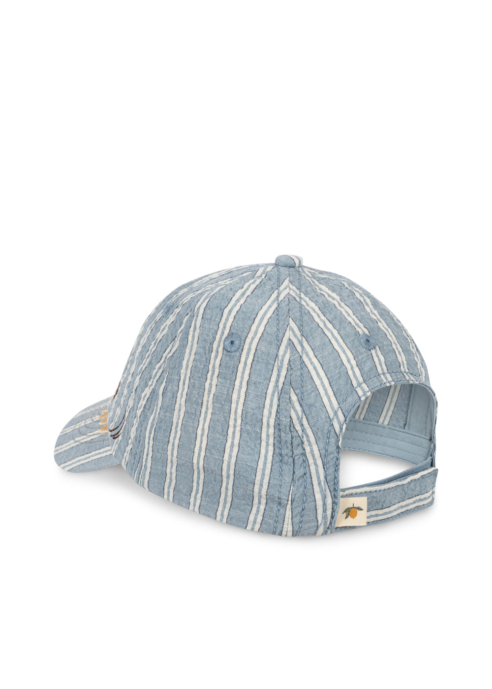 【Konges Sløjd / コンゲススロイド】 ELLIOT SHARK CAP GOTS - TRIO BLEU STRIPE 帽子 キャップ｜ オーガニックコットン ベビー服 子供服