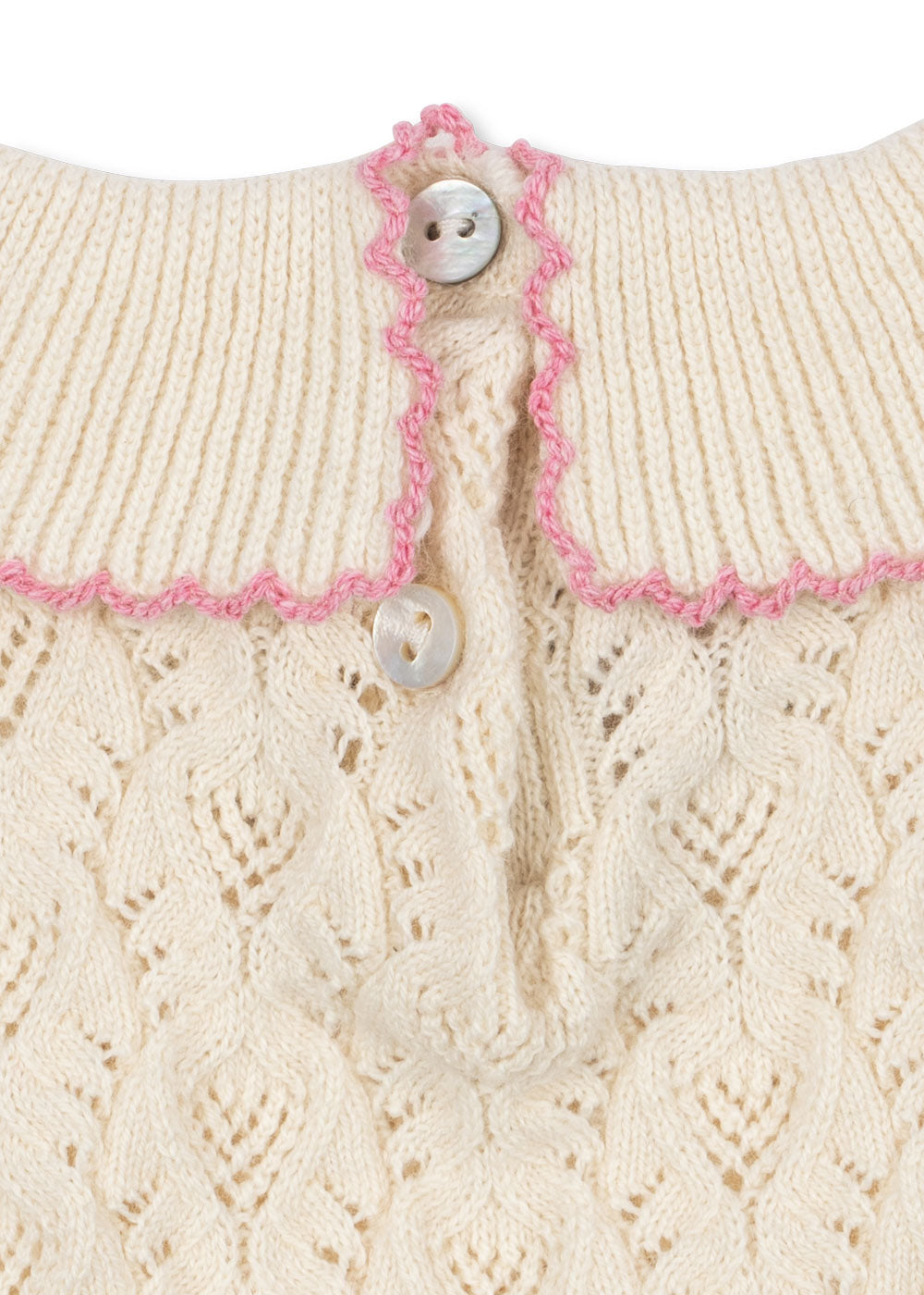 【Konges Sløjd】 ROSIER ROMPER - OFF WHITE