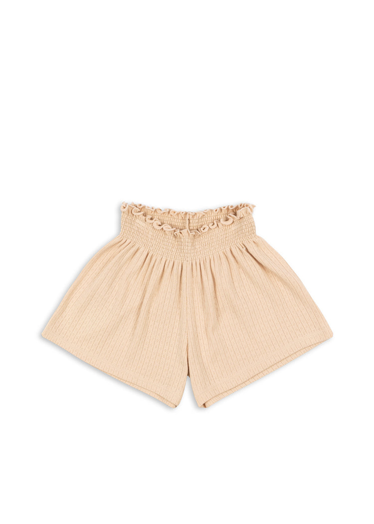 【Konges Sløjd / コンゲススロイド】MINNIE SHORTS GOTS - FRAPPÉ ショートパンツ｜オーガニックコットン ベビー服 子供服