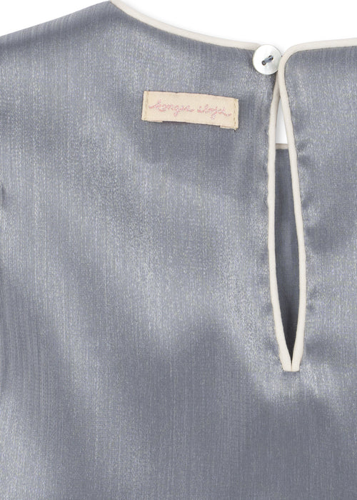 【Konges Sløjd】FIA FRILL DRESS GRS - SLEET