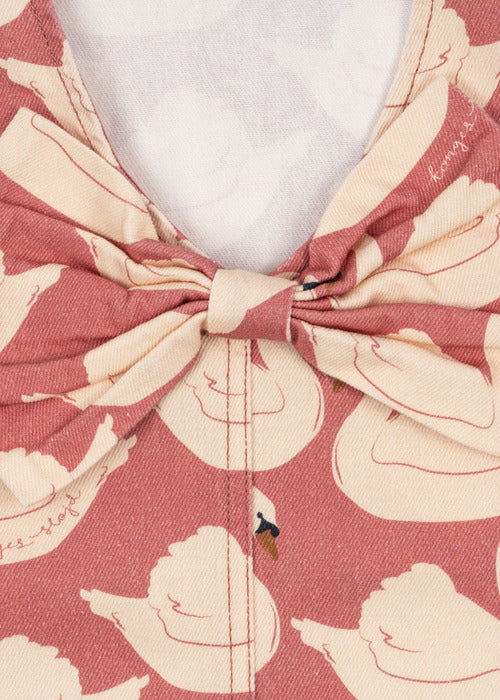 【Konges Sløjd】MAGOT BOW DRESS GOTS - SWAN ROSE
