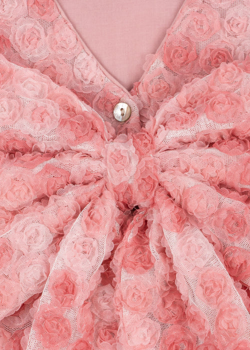 【Konges Sløjd】ALLY LS FLOWER DRESS - VEILED ROSE