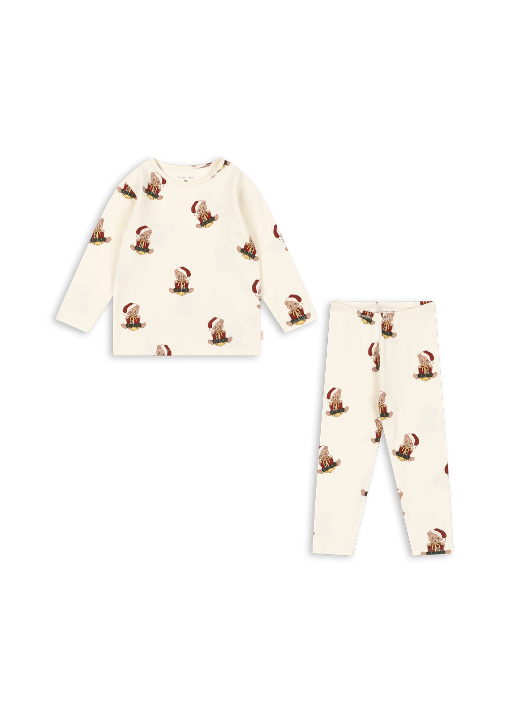 【Konges Sløjd】 BASIC BLOUSE/PANTS SET GOTS - TEDDY BEAR