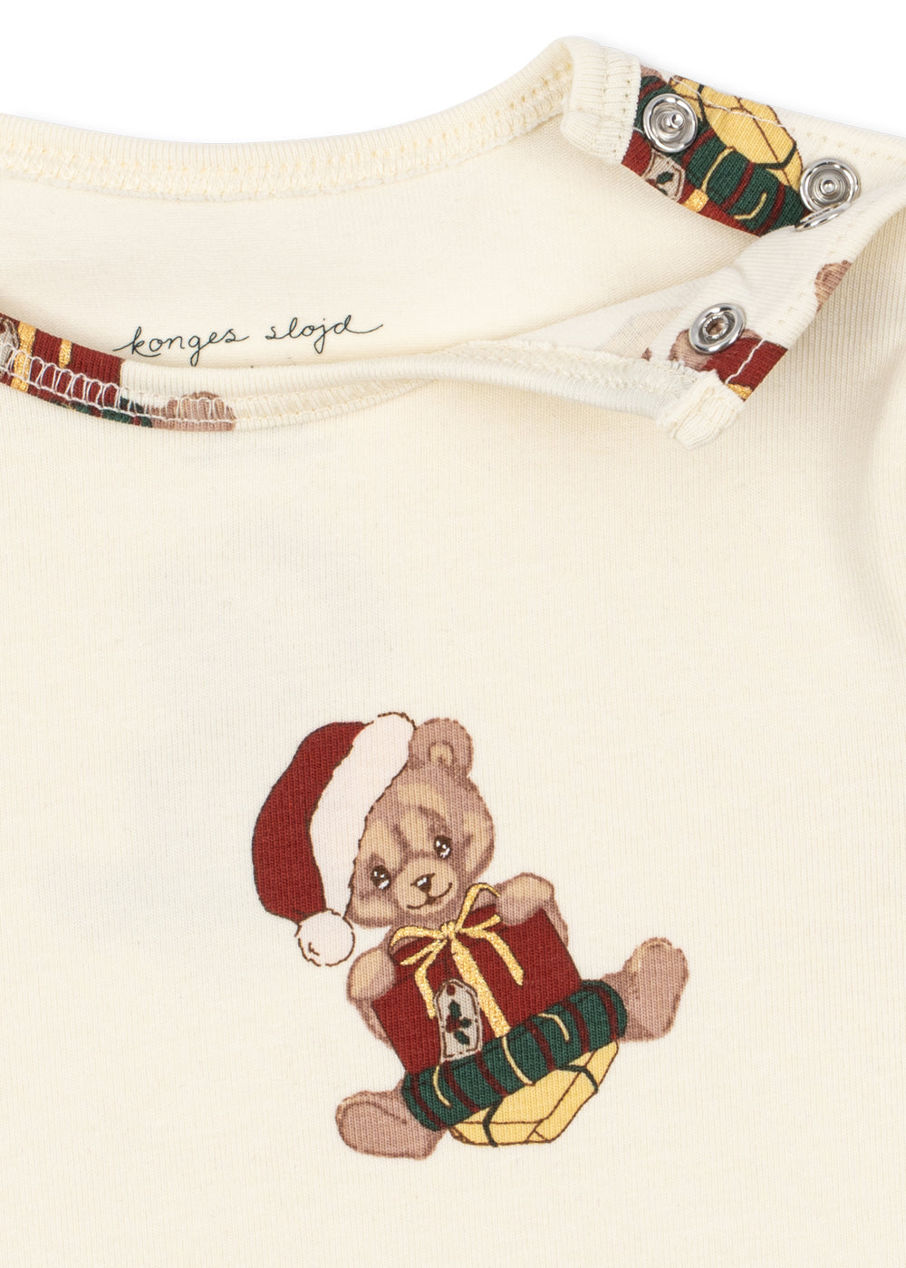 【Konges Sløjd】BASIC BODY/PANTS SET GOTS - TEDDY BEAR