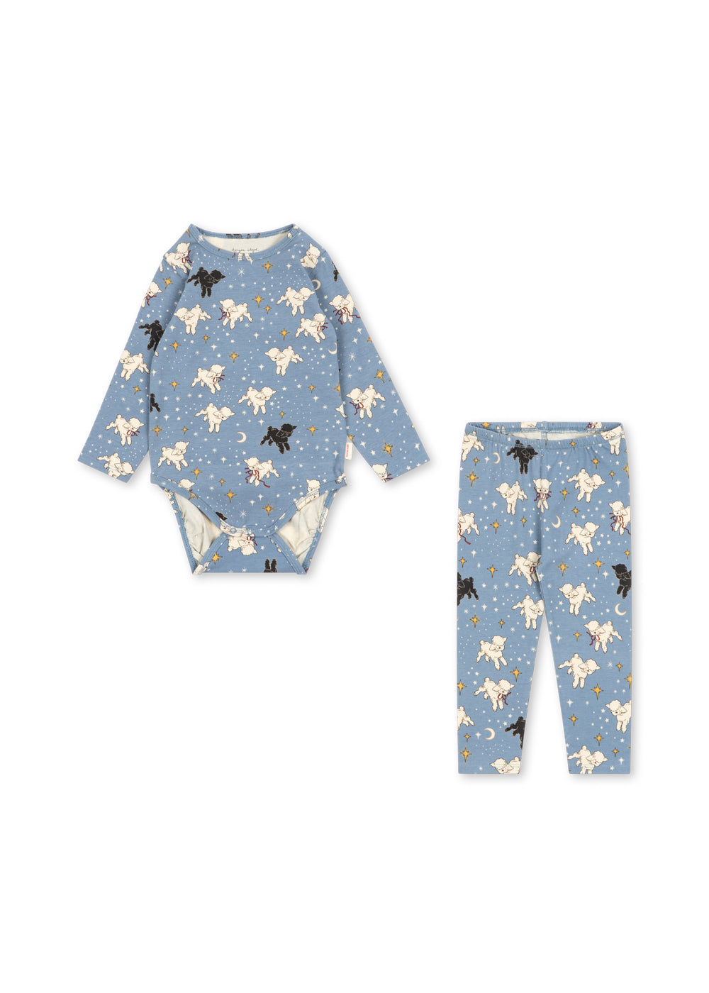【Konges Sløjd】BASIC BODY/PANTS SET GOTS - SHEEPY