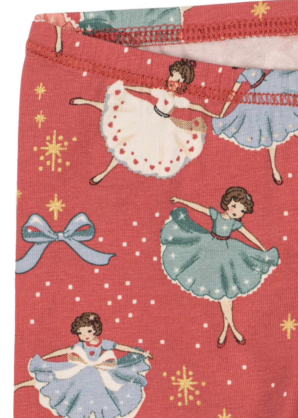 【Konges Sløjd】BASIC BODY/PANTS SET GOTS - BOW BALLERINA BLUSH