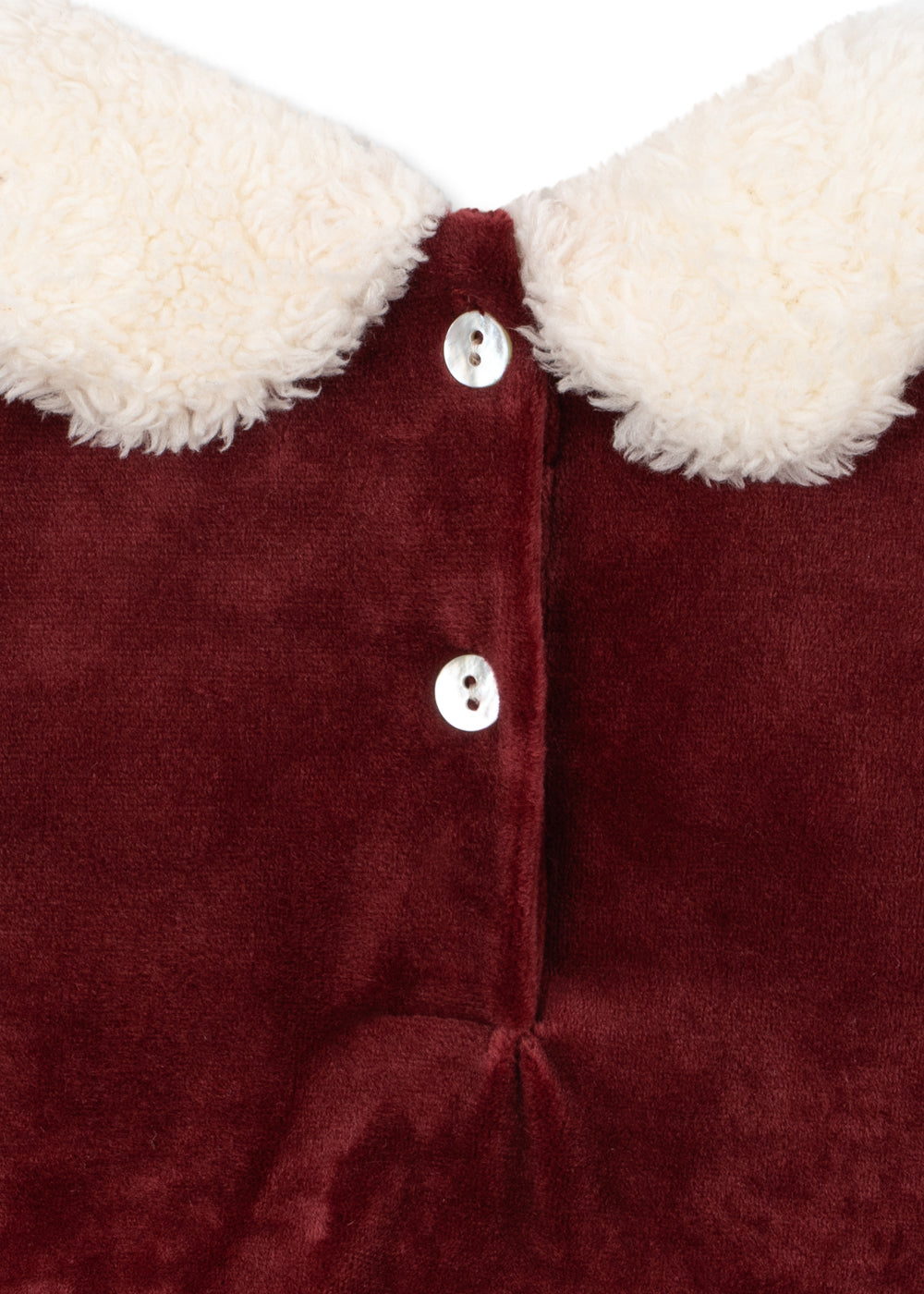 【Konges Sløjd】CHRISTMAS ROMPER DRESS GRS - RED DAHLIA