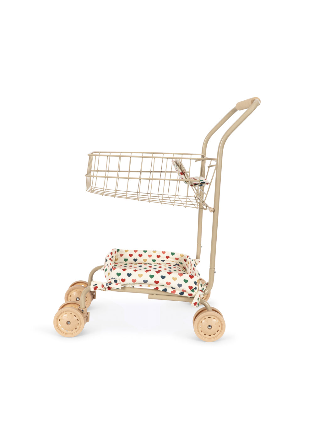 【Konges Sløjd】KIDS SHOPPING CART - COEUR COLORÉ