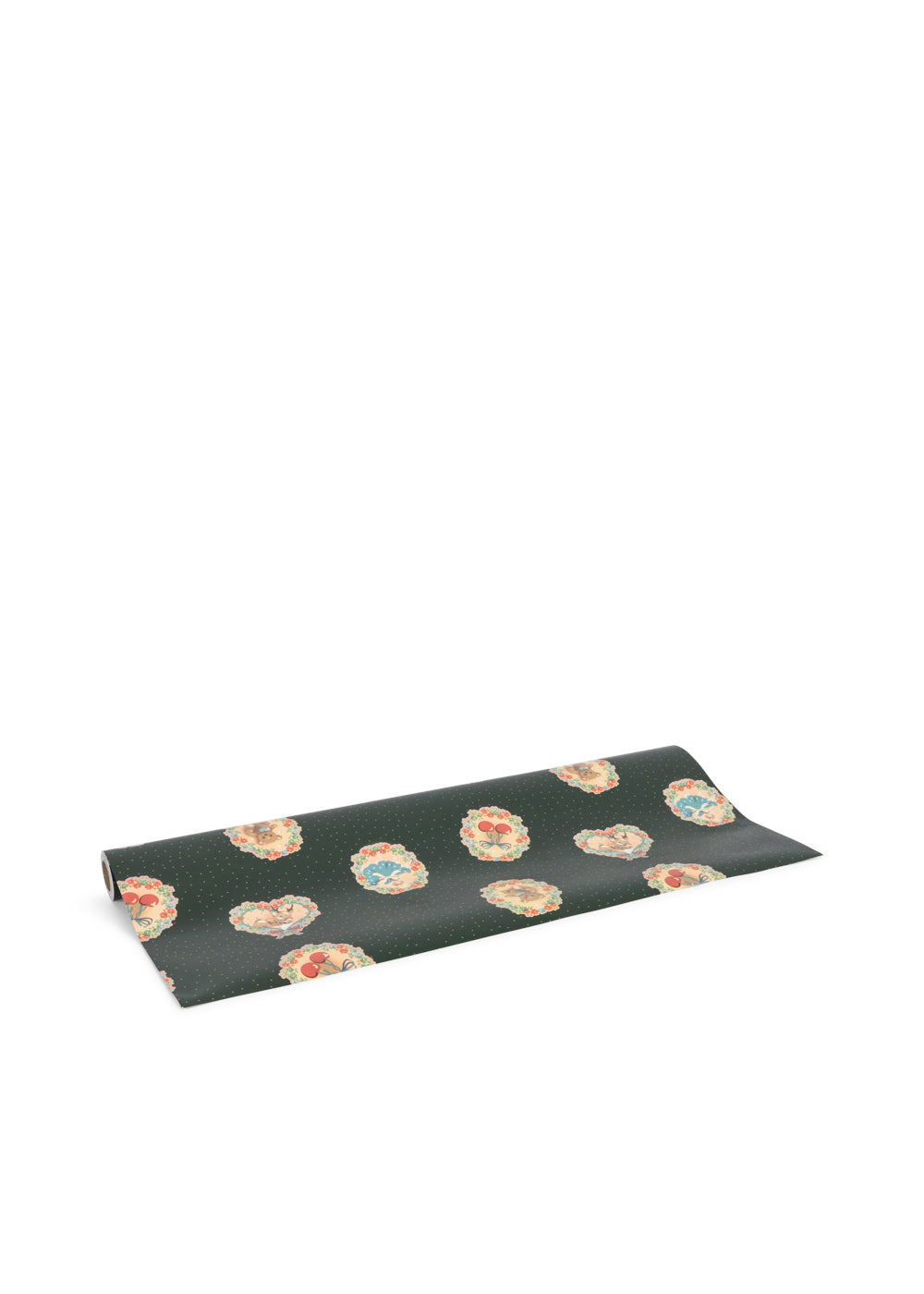 【Konges Sløjd】WRAPPING PAPER - DEER DIARY GREEN
