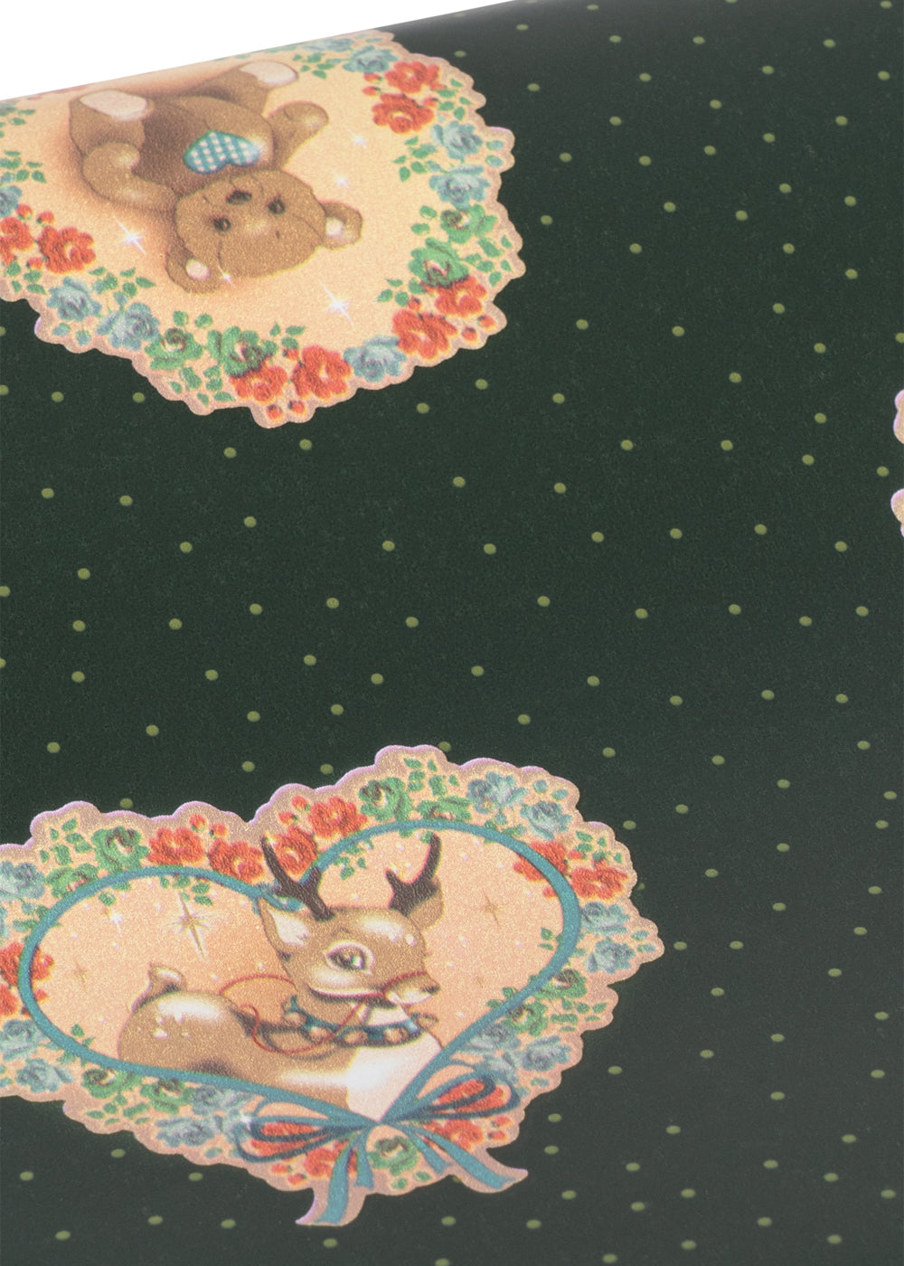 【Konges Sløjd】WRAPPING PAPER - DEER DIARY GREEN