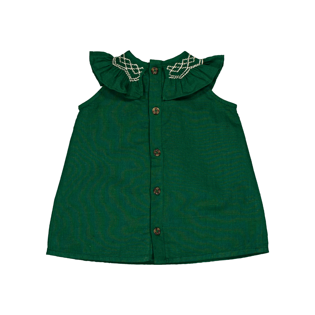 【LOIR paris】ロワール THAIS - GREEN LINO COTTON