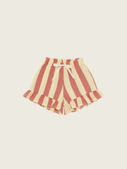 【ORGANIC ZOO】Tomato Stripes Frill Shorts