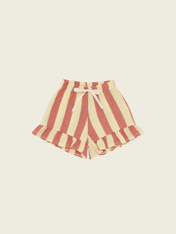 【ORGANIC ZOO】Tomato Stripes Frill Shorts