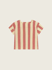 【ORGANIC ZOO】Tomato Stripes Square Neck T Shirt
