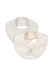 【Konges Sløjd】FIO STRIPE 2 PACK BIBS OCS - BLUE MIX
