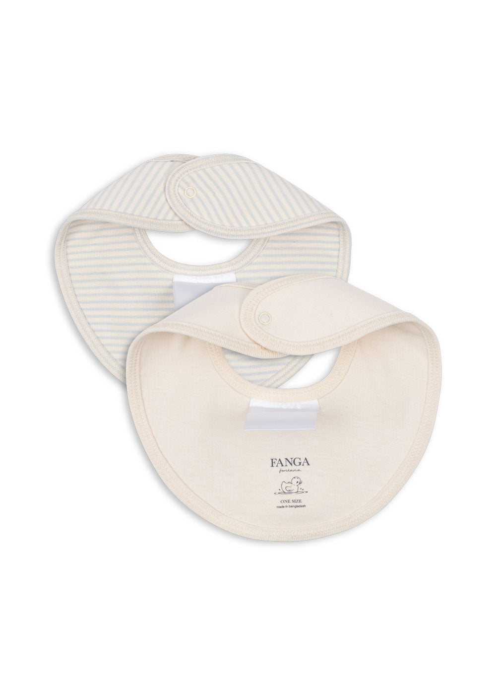 【Konges Sløjd】FIO STRIPE 2 PACK BIBS OCS - BLUE MIX
