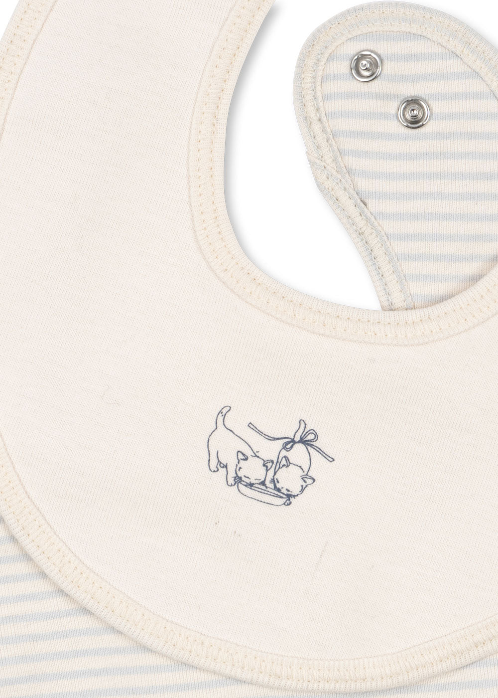 【Konges Sløjd】FIO STRIPE 2 PACK BIBS OCS - BLUE MIX
