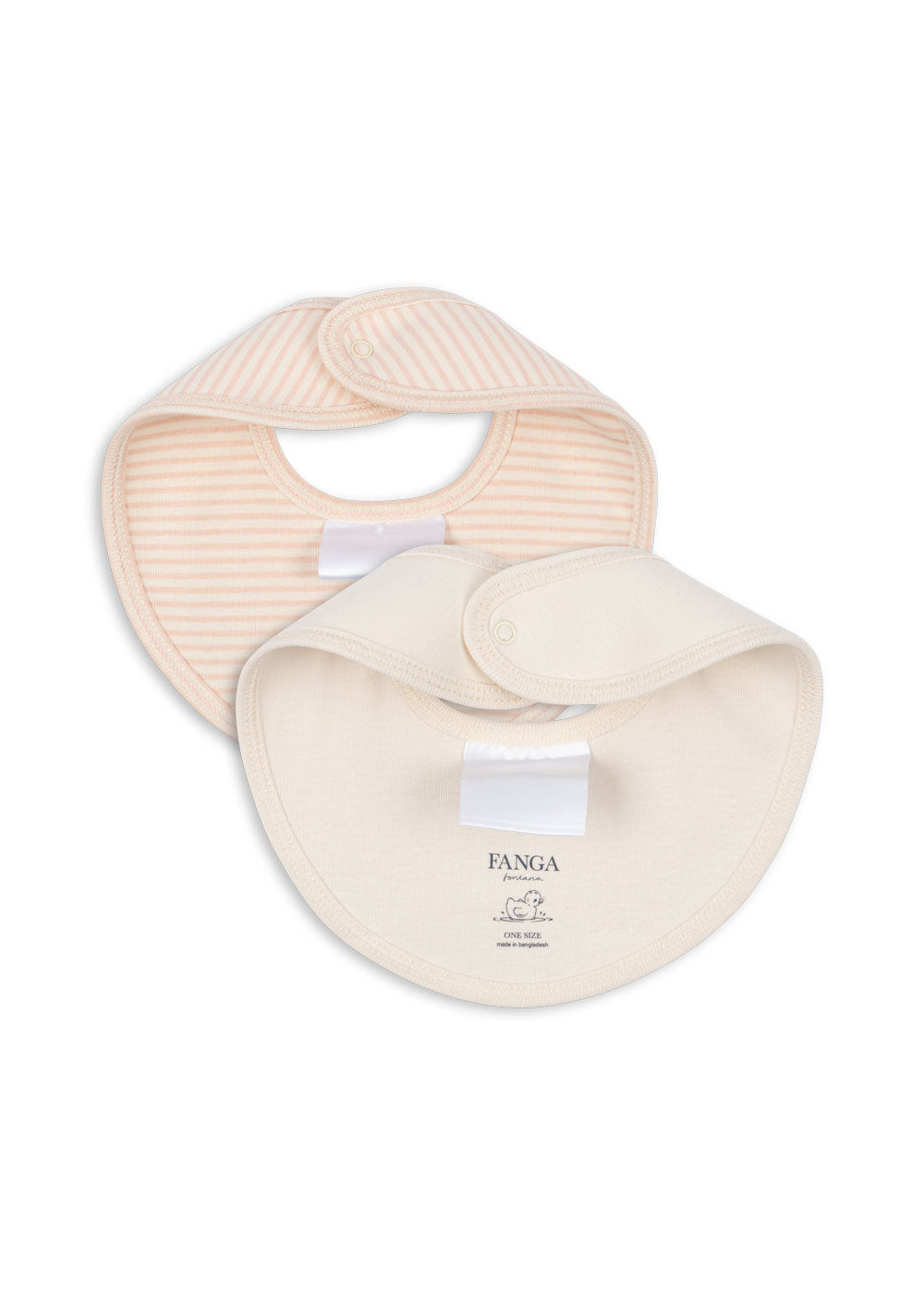 【Konges Sløjd】FIO STRIPE 2 PACK BIBS OCS - BLUSH MIX