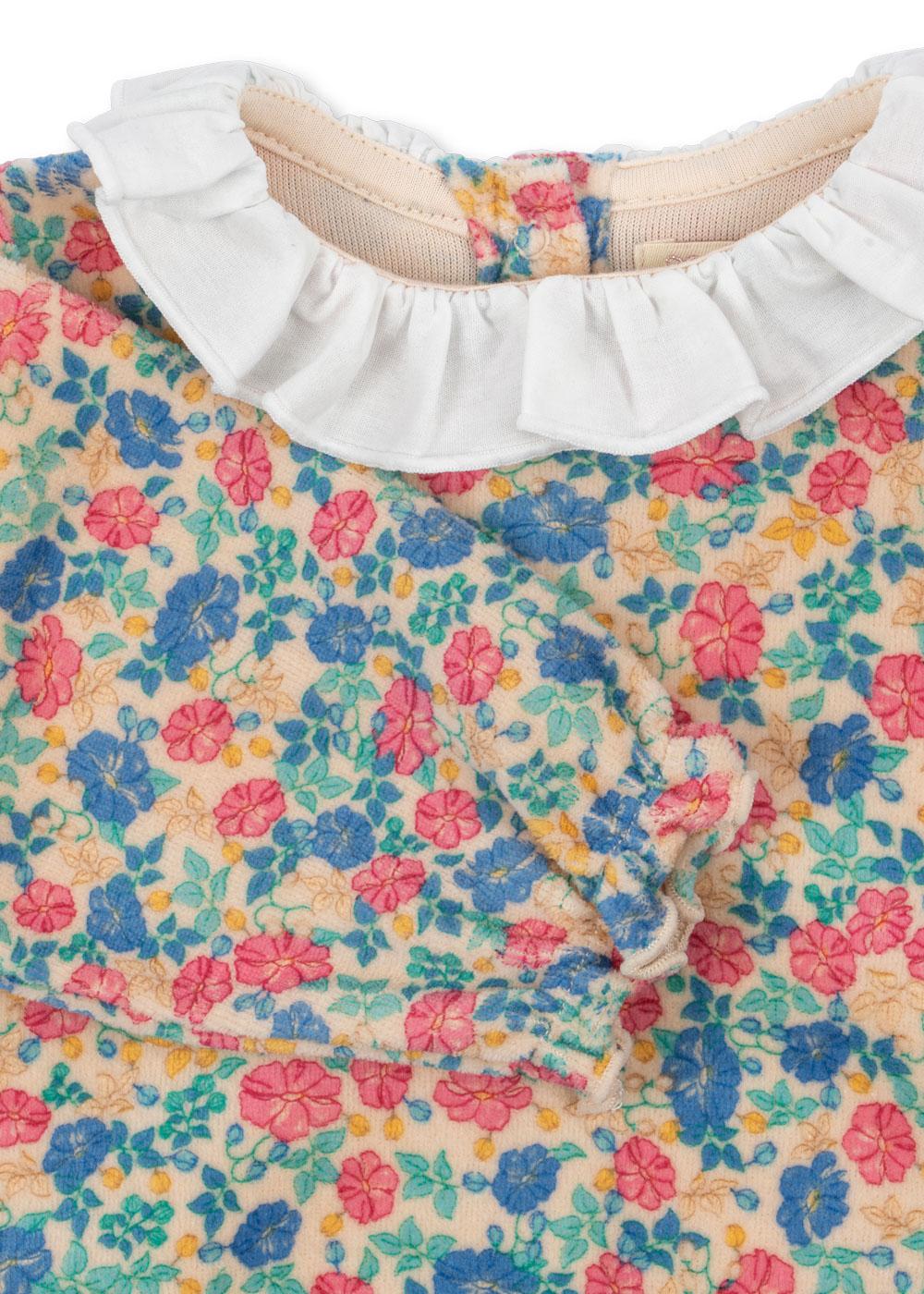 【Konges Sløjd】MIFFA FRILL ONESIE GOTS - FIOLA