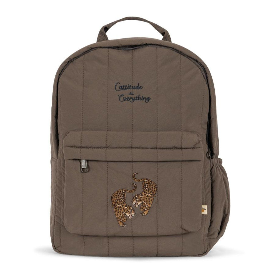 【Konges Sløjd】JUNO QUILTED BACKPACK MIDI - WALNUT