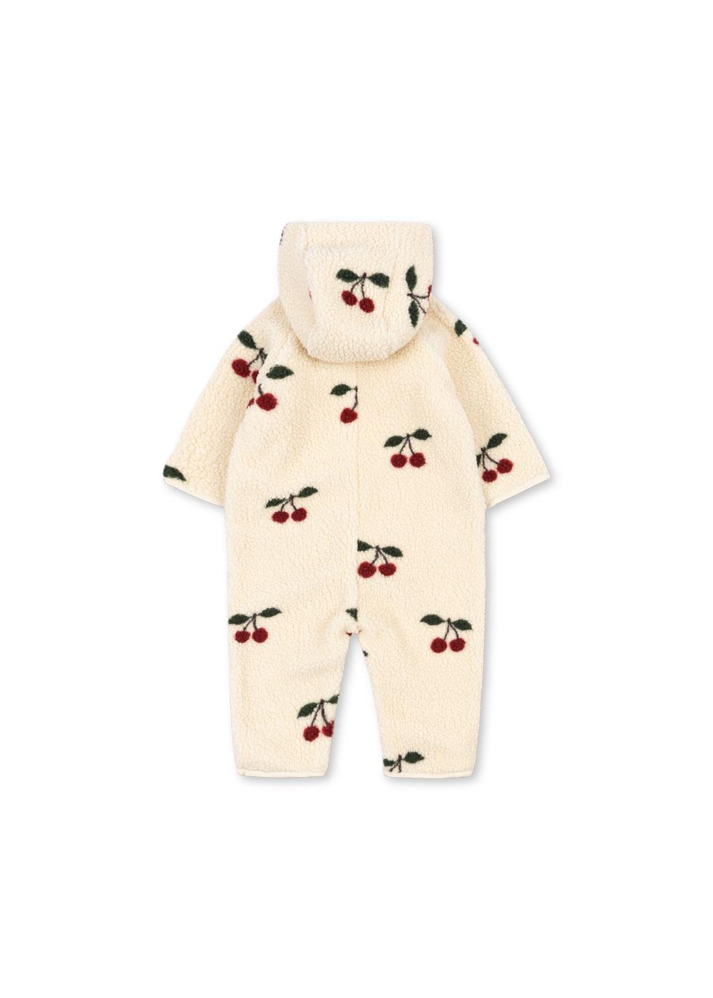 【Konges Sløjd】JODY TEDDY ONESIE GRS - MA GRANDE CERISE