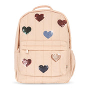 【Konges Sløjd】JUNO QUILTED SEQUIN BACKPACK MIDI - CAMEO ROSE