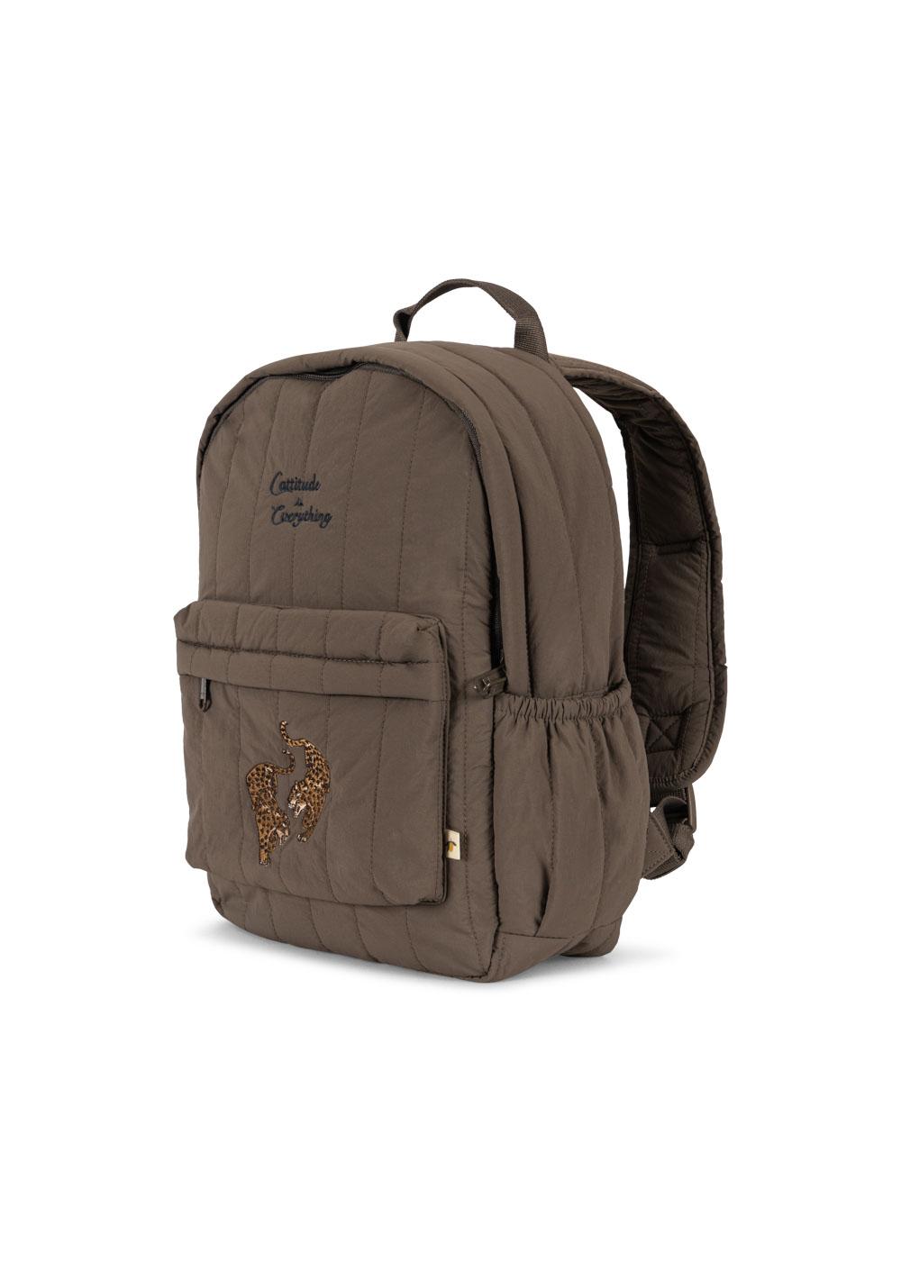 【Konges Sløjd】JUNO QUILTED BACKPACK MIDI - WALNUT
