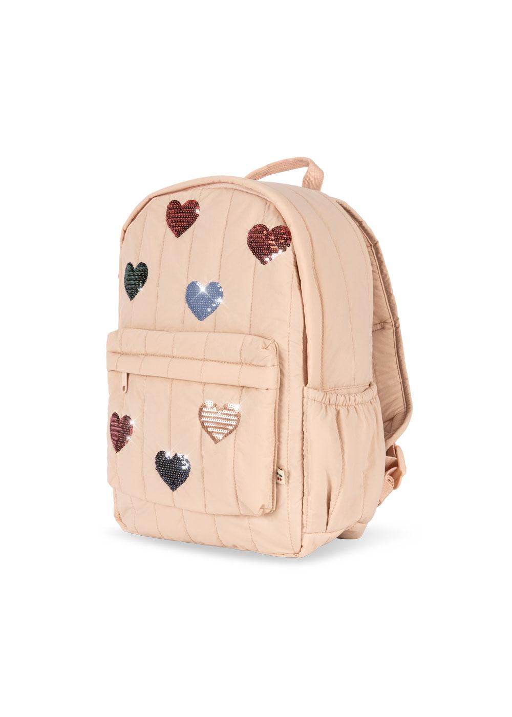 【Konges Sløjd】JUNO QUILTED SEQUIN BACKPACK MIDI - CAMEO ROSE